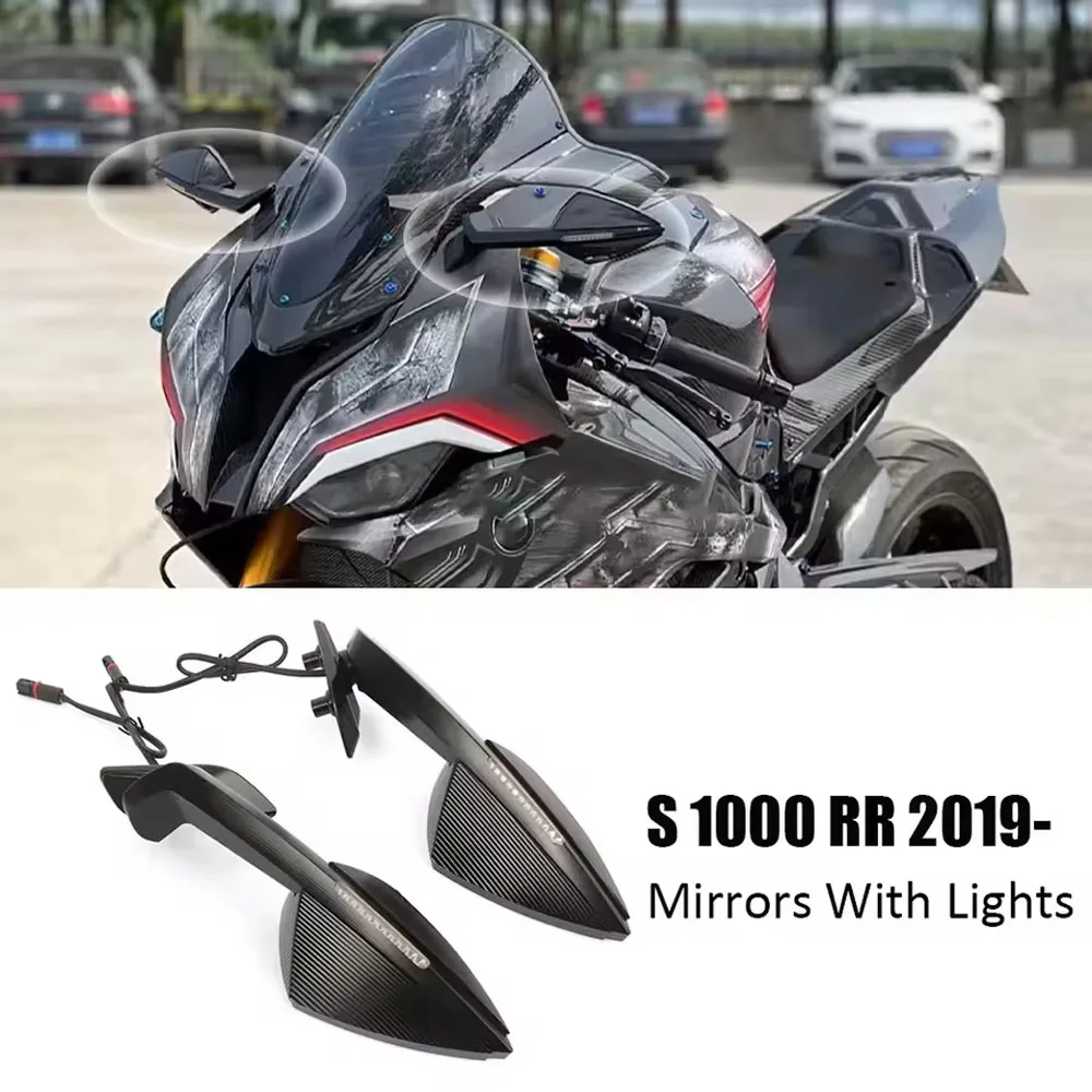 Motorcycle Rearview Mirrors With Turn Signals LED Kit Accessories For BMW S1000RR s1000rr S1000 S 1000 RR 2019-2025
Motorcycle Rearview Mirrors With Turn Signals LED Kit Accessories For BMW S1000RR s1000rr S1000 S 1000 RR 2019-2025