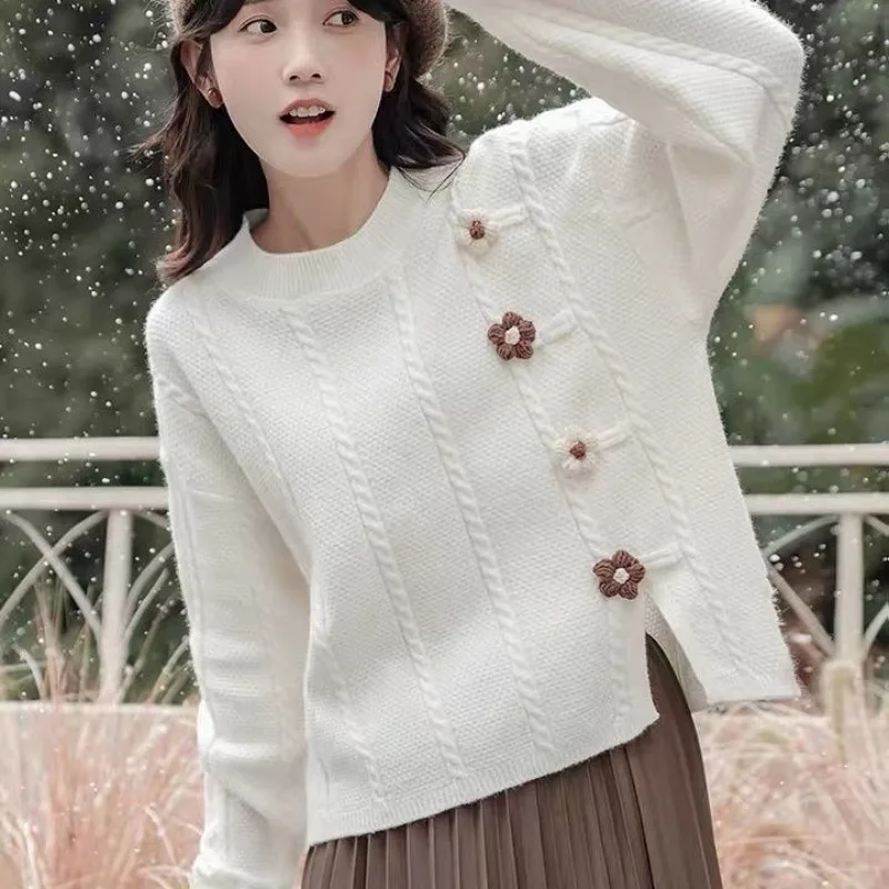 Women Autumn Simplicity Loose Fashion Irregular Temperament Knitwear Women Clothes Casual All-match Appear Thin Knitting Tops
Women Autumn Simplicity Loose Fashion Irregular Temperament Knitwear Women Clothes Casual All-match Appear Thin Knitting Tops