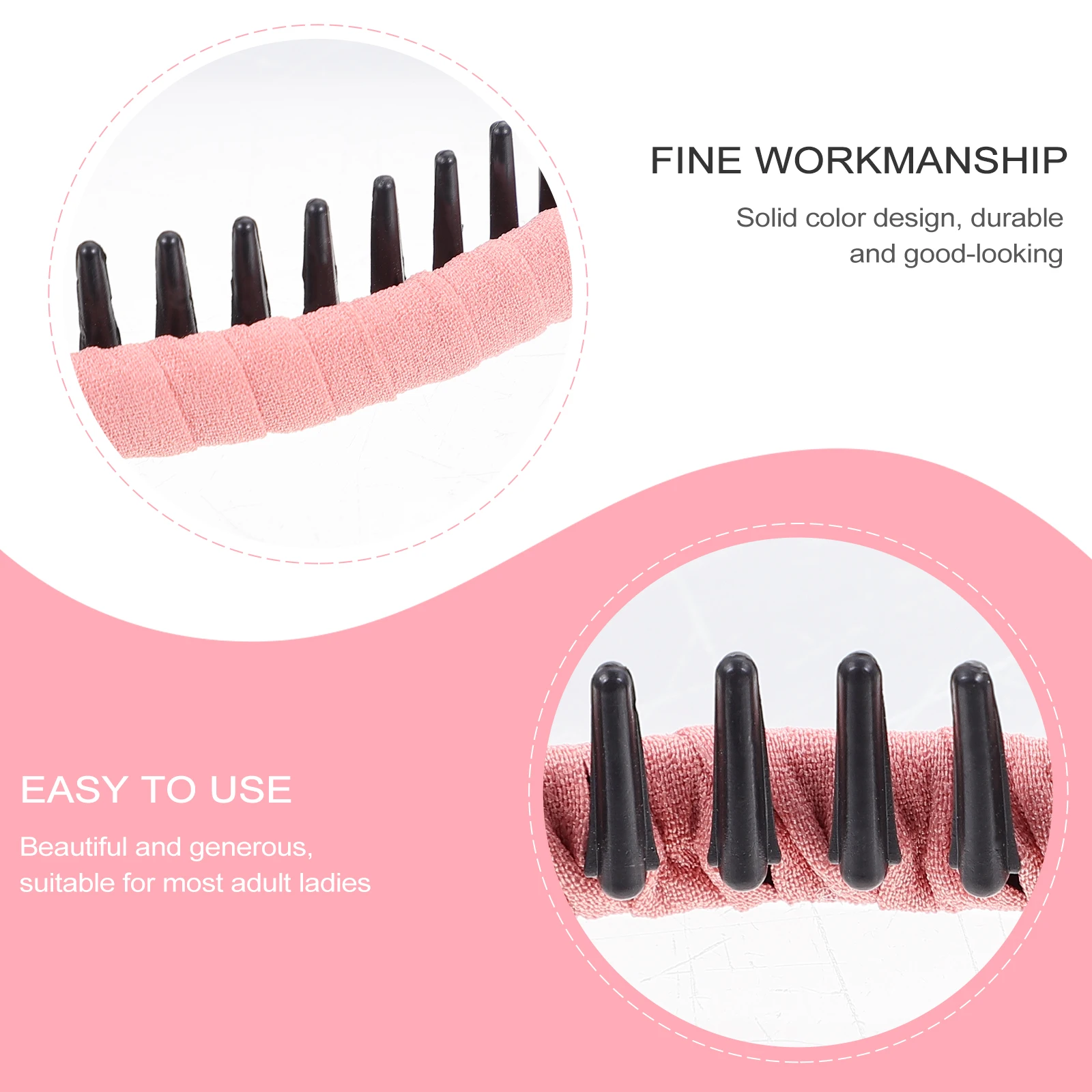 10Pcs Thin Fabric Resin Accessories Nonslip Teeth Design for Women Teeth Headband Women Girls Hair Care Styling Comb
10Pcs Thin Fabric Resin Accessories Nonslip Teeth Design for Women Teeth Headband Women Girls Hair Care Styling Comb