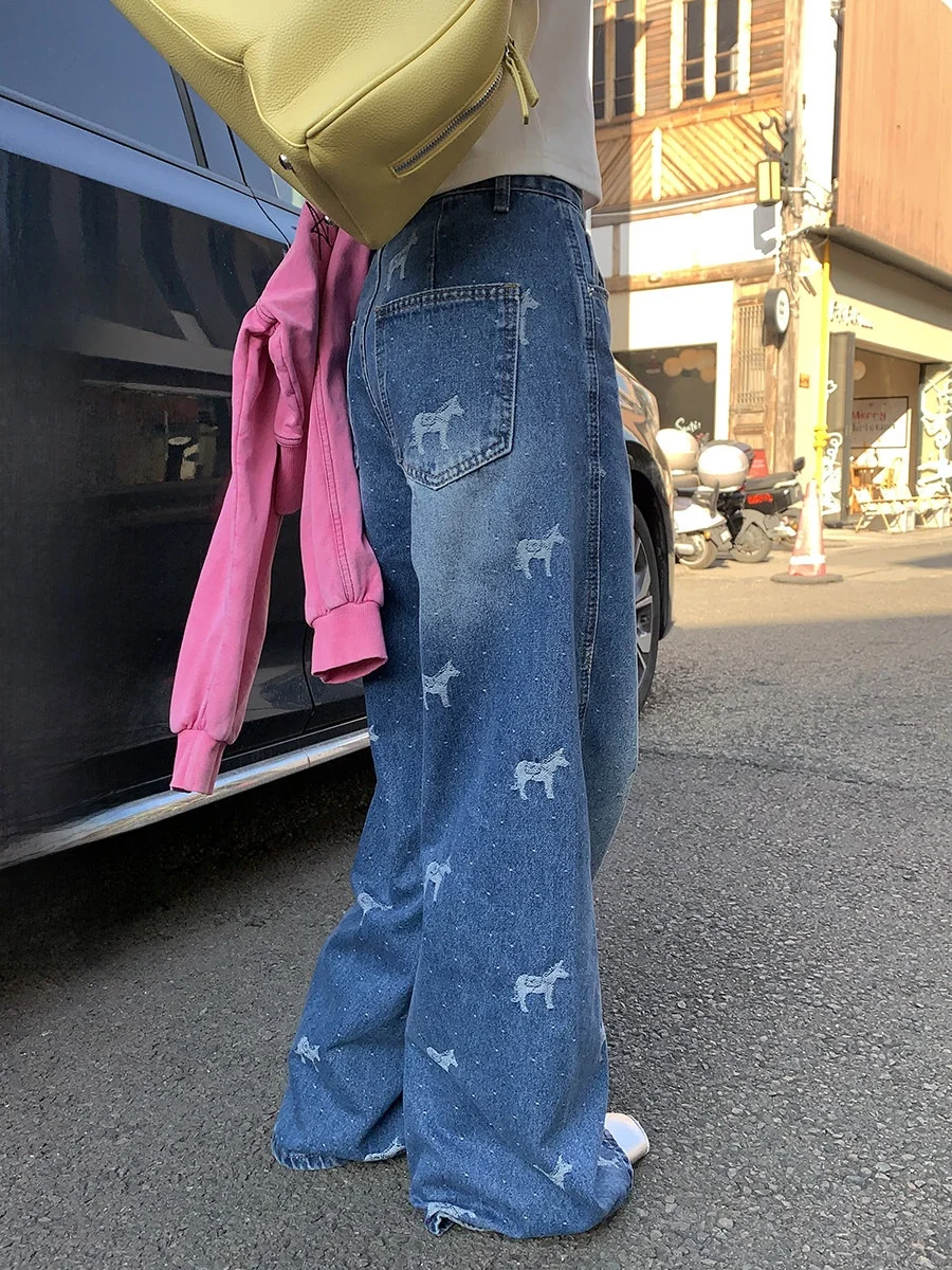 Sinbounboun High Waist Wide Leg Jeans Embroidered Denim Casual Pants Vintage Washed Floor Length Slimming Effect
Sinbounboun High Waist Wide Leg Jeans Embroidered Denim Casual Pants Vintage Washed Floor Length Slimming Effect