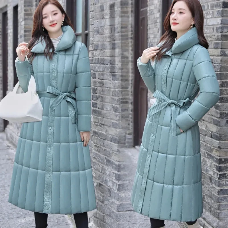 Women Jacket Winter Long Parkas 2025 Fashion Long Sleeved Warm Thicken Waterproof Puffer Jacket Baggy Loose Snow Outwear
Women Jacket Winter Long Parkas 2025 Fashion Long Sleeved Warm Thicken Waterproof Puffer Jacket Baggy Loose Snow Outwear