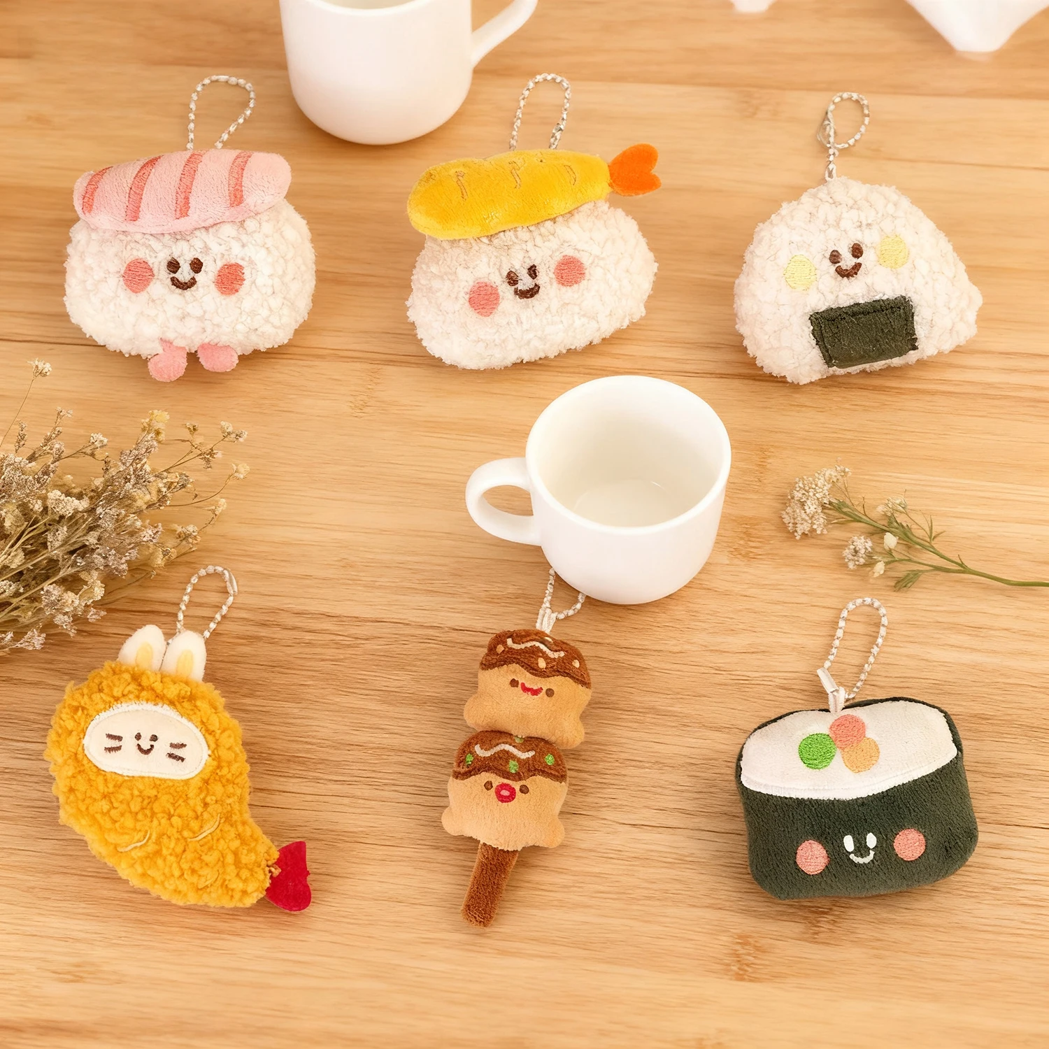 6pcs Creative Food Plush Keychains, Cute Versatile Bag Charms & Decorative Hangers for Girls, Cross-Border E-commerce Item
6pcs Creative Food Plush Keychains, Cute Versatile Bag Charms & Decorative Hangers for Girls, Cross-Border E-commerce Item