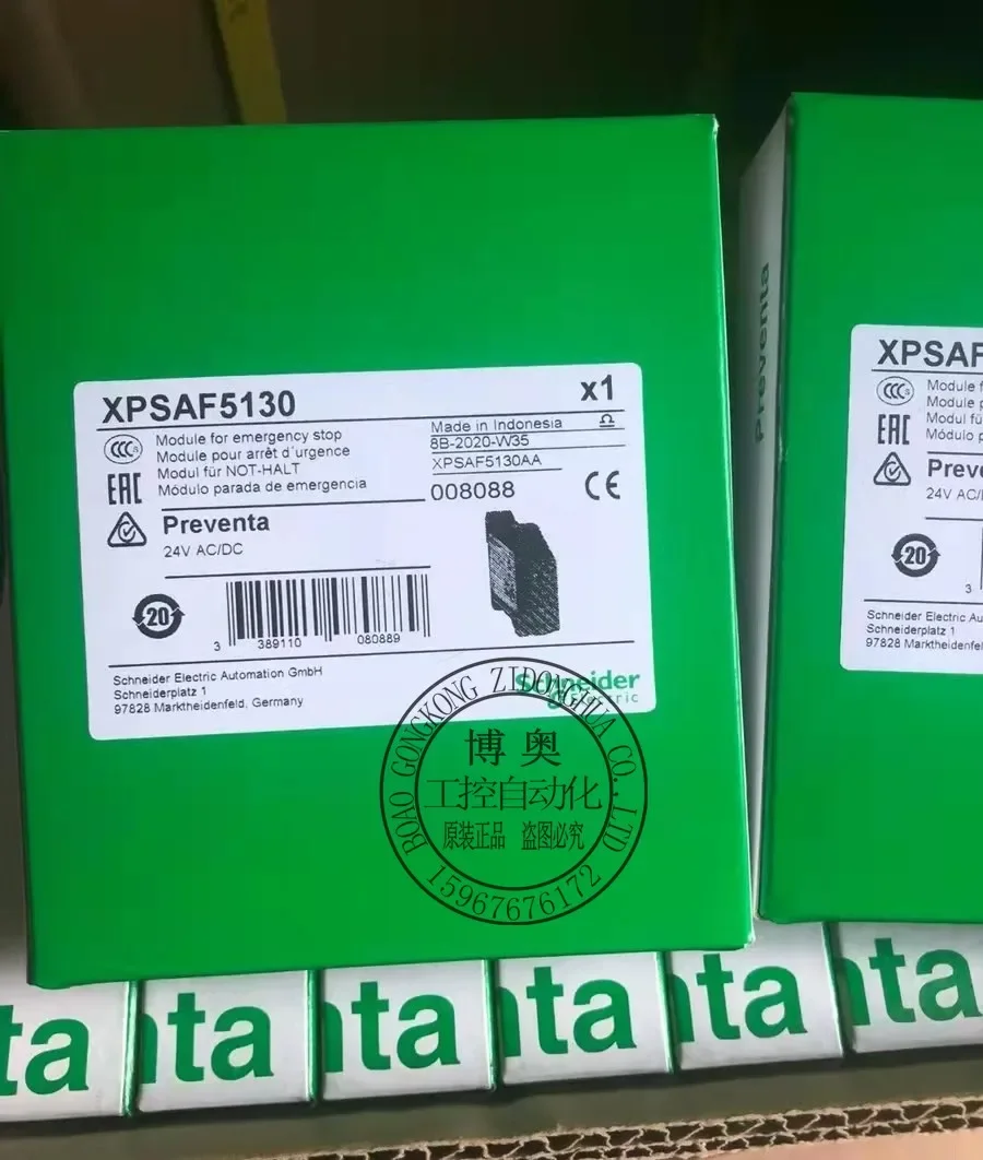 Módulo de seguridad Original, relé de seguridad genuino, XPSAF5130, XPS-AF5130P, consulta puntual
Módulo de seguridad Original, relé de seguridad genuino, XPSAF5130, XPS-AF5130P, consulta puntual