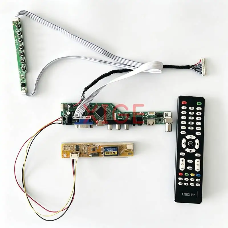 For LTN141BT06 N141C3 LTN141WD N141C1 Matrix Controller Drive Board DIY Kit 1-CCFL 1440*900 1440x900 LVDS 30-Pin HDMI+VGA+AV+USB
For LTN141BT06 N141C3 LTN141WD N141C1 Matrix Controller Drive Board DIY Kit 1-CCFL 1440*900 1440x900 LVDS 30-Pin HDMI+VGA+AV+USB