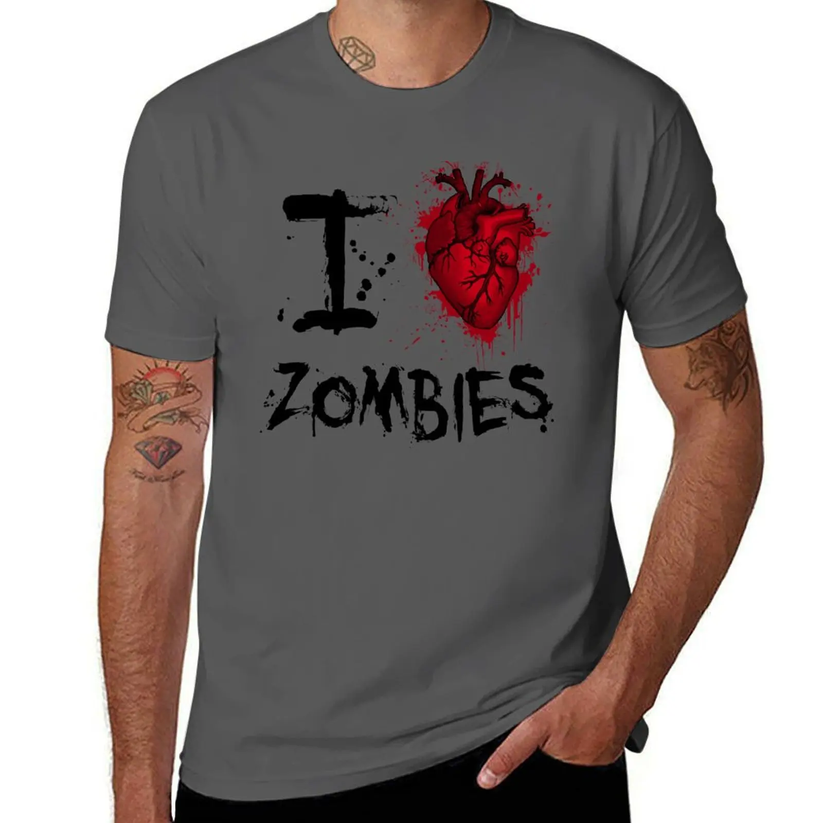 I heart zombies T-Shirt Classic Graphic Short Sleeve Top
I heart zombies T-Shirt Classic Graphic Short Sleeve Top