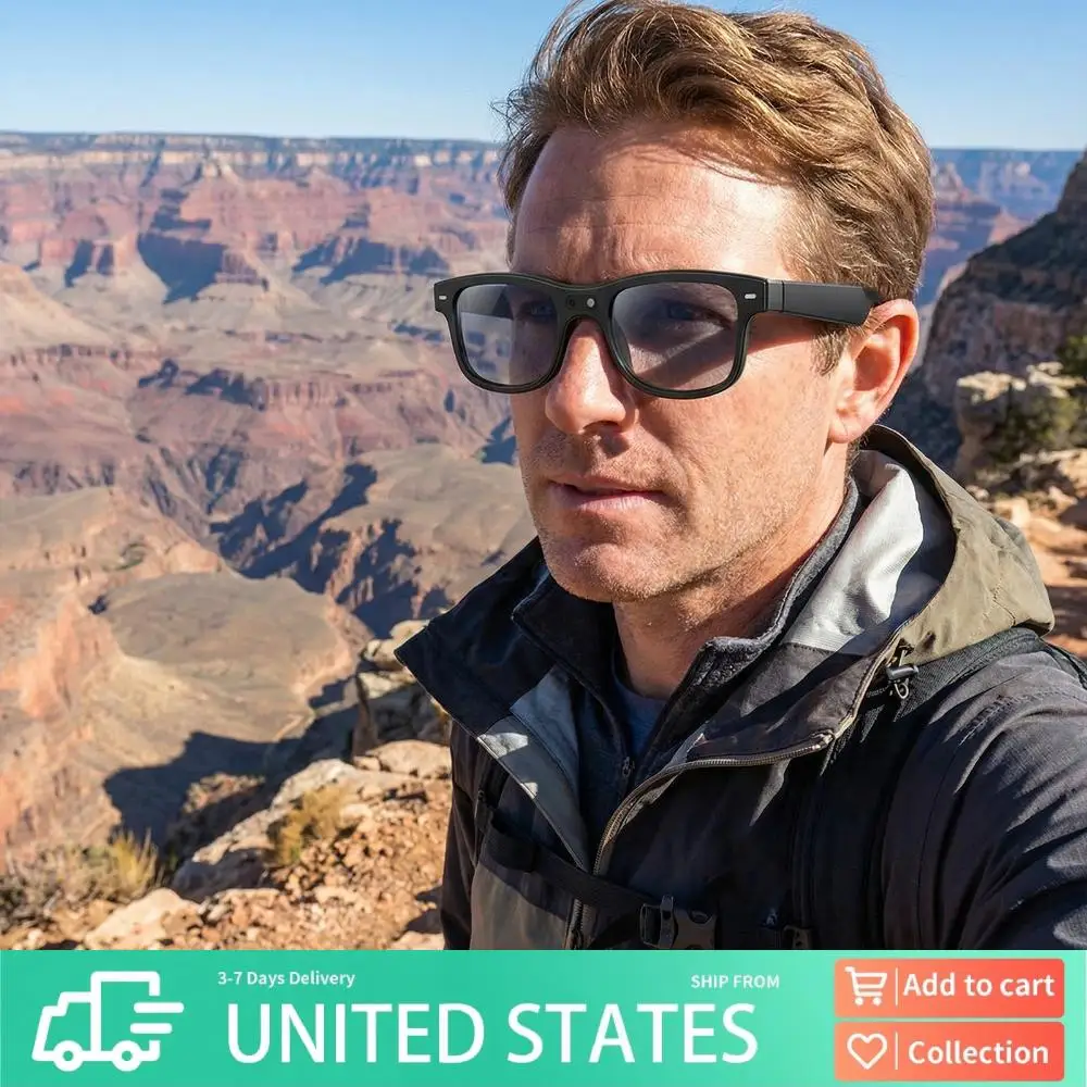 Аудио-очки с Bluetooth-камерой и функцией перевода в реальном времени на 160+ языков, очки для записи без помощи рук для мужчин и женщин, для вождения и активного отдыха
Аудио-очки с Bluetooth-камерой и функцией перевода в реальном времени на 160+ языков, очки для записи без помощи рук для мужчин и женщин, для вождения и активного отдыха