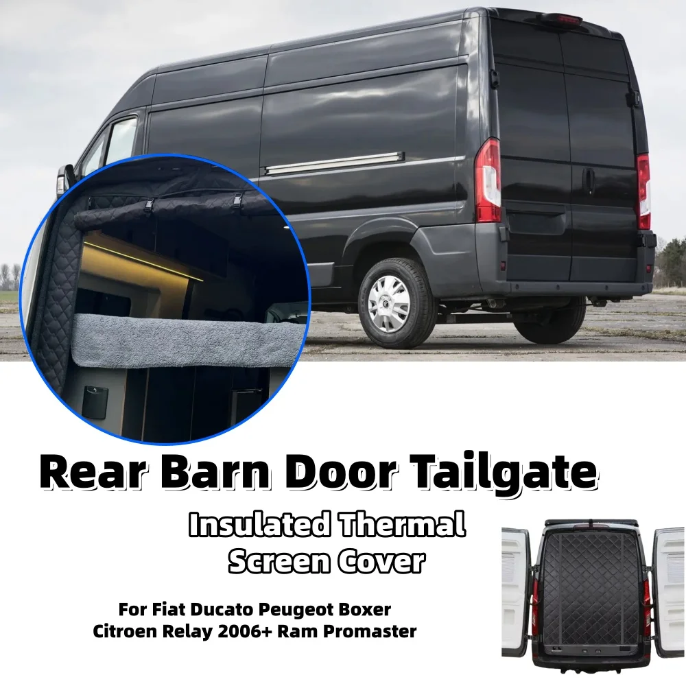 Car Rear Door Thermal Curtain Tailgate Sunshade Insulated Blackout Privacy Curtain For Fiat Ducato Peugeot Boxer Citroen 2006+
Car Rear Door Thermal Curtain Tailgate Sunshade Insulated Blackout Privacy Curtain For Fiat Ducato Peugeot Boxer Citroen 2006+