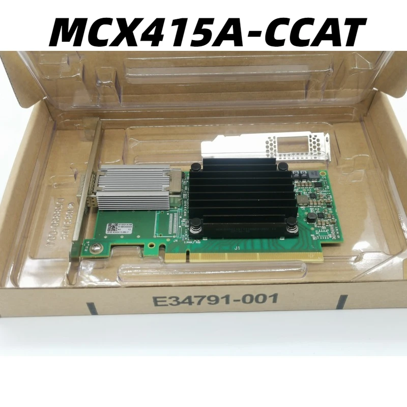 MCX415A-CCAT ConnectX-4 CX415A PCIe x16 3.0 100GBe QSFP28 Network Adapter Card
MCX415A-CCAT ConnectX-4 CX415A PCIe x16 3.0 100GBe QSFP28 Network Adapter Card