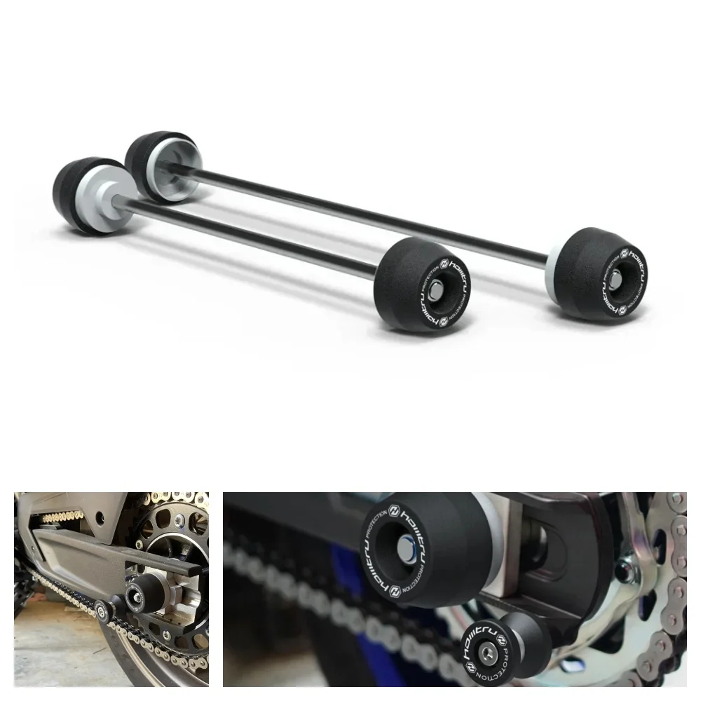 For Yamaha MT-09 MT-09SP / Tracer9 Tracer 9 GT 2021-2024 Rear Front Axle Fork Crash Sliders Cap Pad Motorcycle Wheel Protector
For Yamaha MT-09 MT-09SP / Tracer9 Tracer 9 GT 2021-2024 Rear Front Axle Fork Crash Sliders Cap Pad Motorcycle Wheel Protector