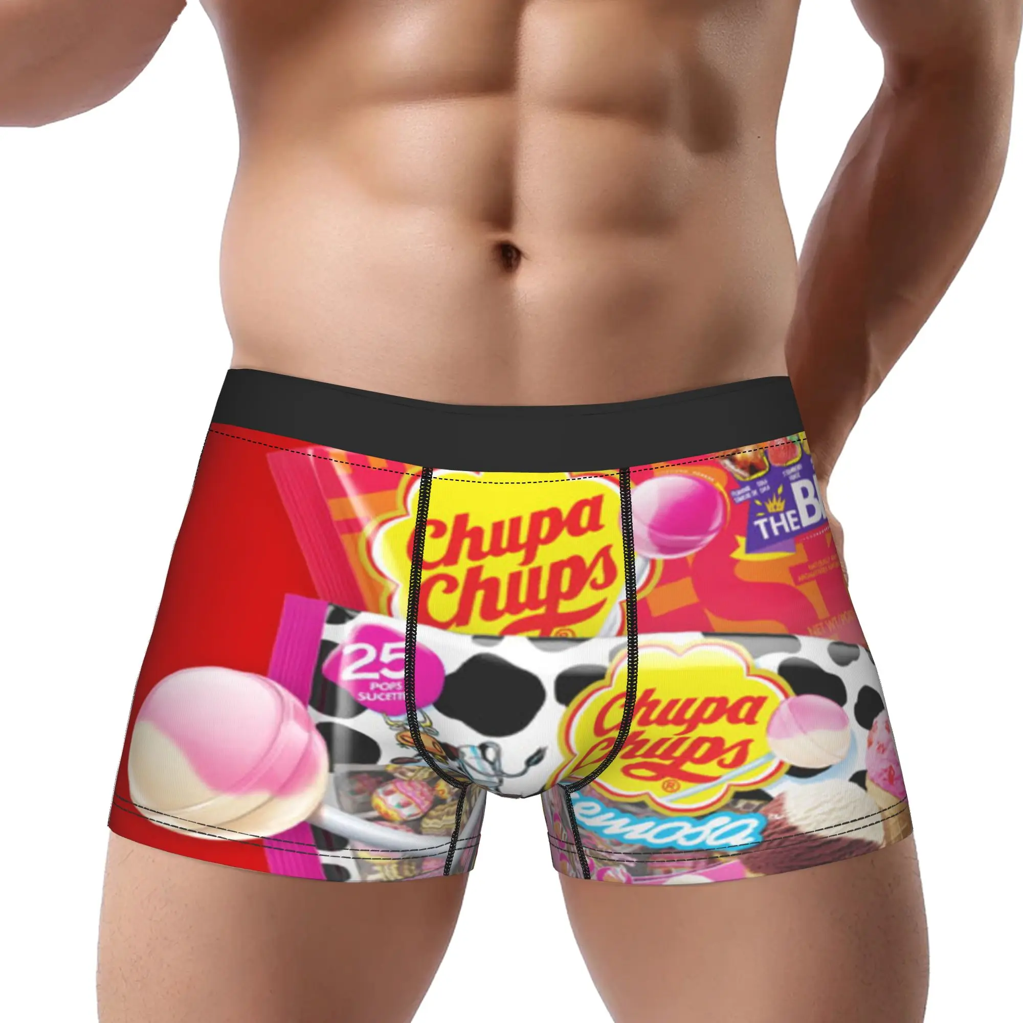 Colorful Candy Floral Art Chupa Chups Underpants Homme Panties Men's Underwear Ventilate Shorts Boxer Briefs
Colorful Candy Floral Art Chupa Chups Underpants Homme Panties Men's Underwear Ventilate Shorts Boxer Briefs