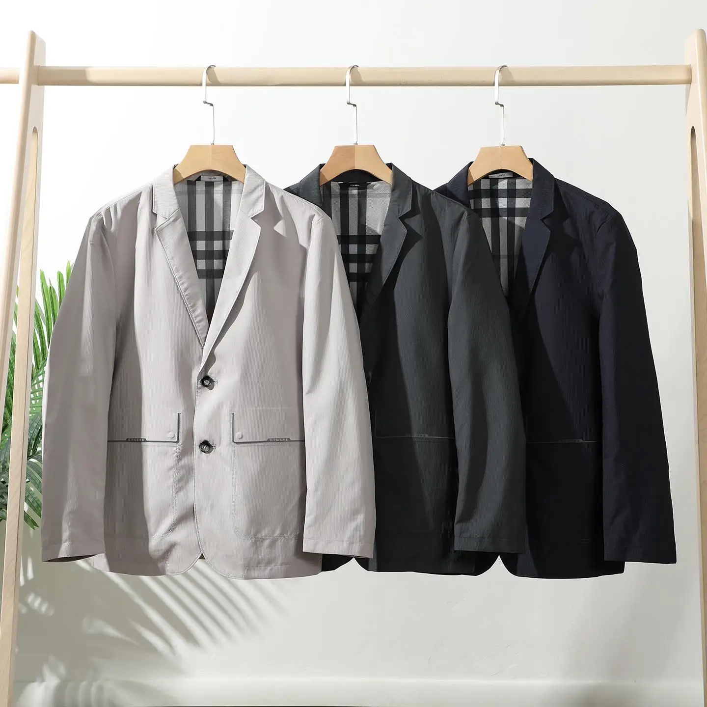 Water-Resistant Sl High-Densi Men's Casual Commuter Busin Suit Jaet Two-Button Polyester Fiber Faion Urban Sle
Water-Resistant Sl High-Densi Men's Casual Commuter Busin Suit Jaet Two-Button Polyester Fiber Faion Urban Sle