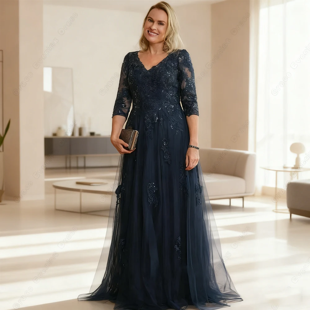 Customized Modern Strapless Mother of Bride Dresses for Women Three Quarter Wedding Party Dresses Lace Summer Robe De Soirée
Customized Modern Strapless Mother of Bride Dresses for Women Three Quarter Wedding Party Dresses Lace Summer Robe De Soirée