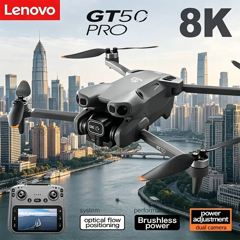 Lenovo GT50 Aerial Photography Drone Obstacle Avoidance, HD Brushless Quadcopter with Large Screen Remote Control Toy Aircraft
Lenovo GT50 Aerial Photography Drone Obstacle Avoidance, HD Brushless Quadcopter with Large Screen Remote Control Toy Aircraft