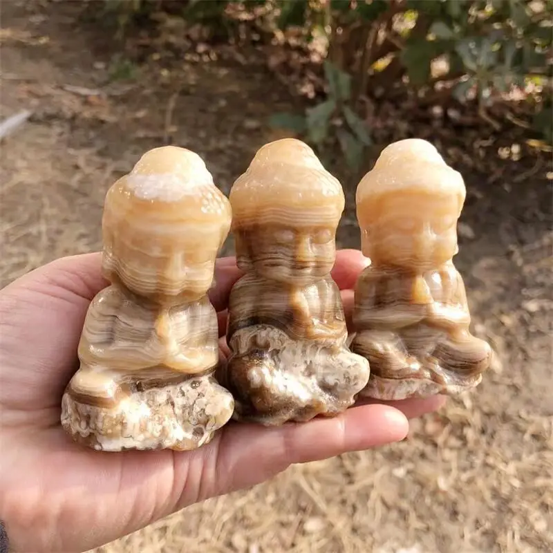 Natural Orange Calcite Buddha Statue Carving Figurine Polished Fengshui Gemstones Sculpture Crafts Gift 1pcs
Natural Orange Calcite Buddha Statue Carving Figurine Polished Fengshui Gemstones Sculpture Crafts Gift 1pcs