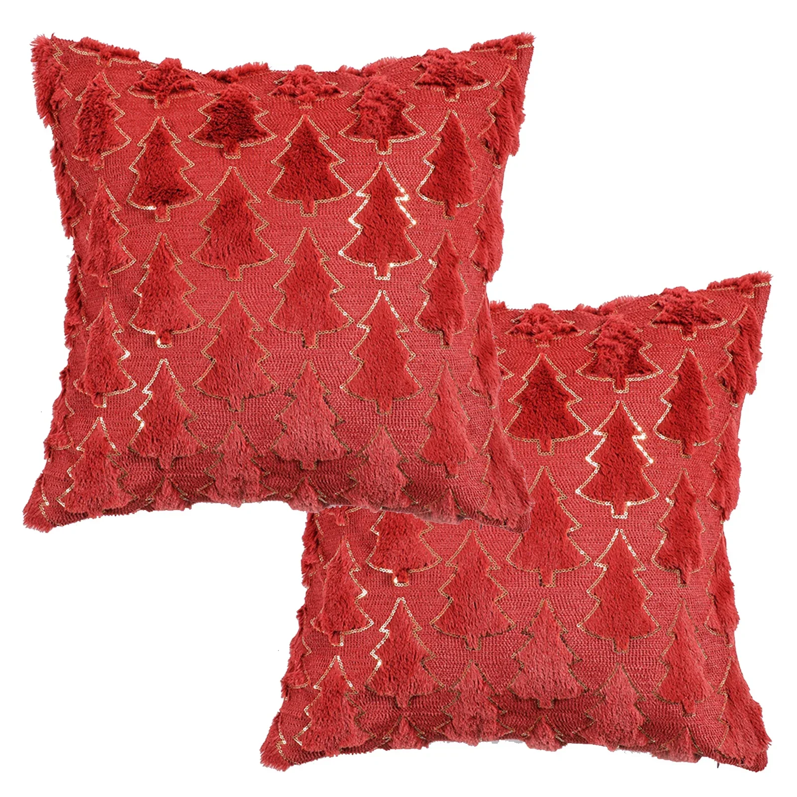 2Pcs Throw Pillow Covers Christmas Decorative Plush Cushion Cover 40x40cm Bedside Throw Pillow Case For Living Room Bedroom
2Pcs Throw Pillow Covers Christmas Decorative Plush Cushion Cover 40x40cm Bedside Throw Pillow Case For Living Room Bedroom