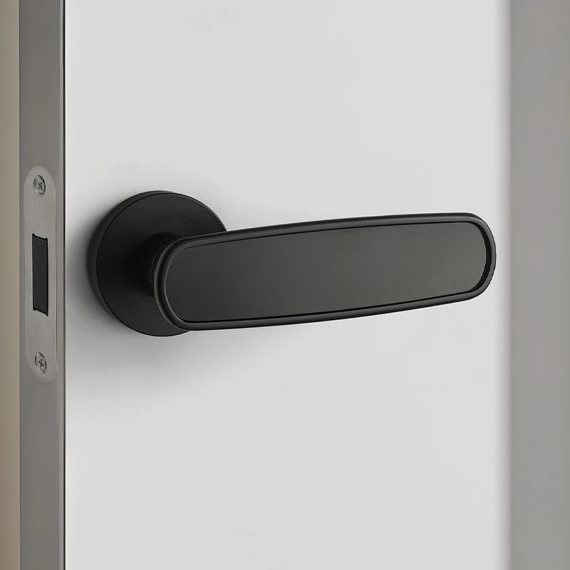 Italian minimalist ecological door lock household magnetic suction room door indoor wooden door handle black silent magnetic
Italian minimalist ecological door lock household magnetic suction room door indoor wooden door handle black silent magnetic