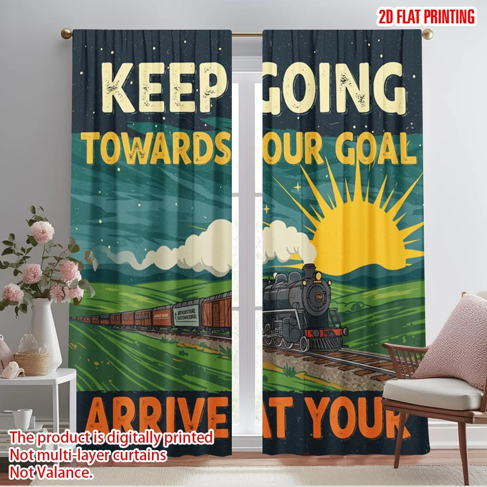 2pcs 2D flat printing Curtain Keep Going Goal Arrive Destination Polyester Without Electricity 0 for Multipurpose Event
2pcs 2D flat printing Curtain Keep Going Goal Arrive Destination Polyester Without Electricity 0 for Multipurpose Event
