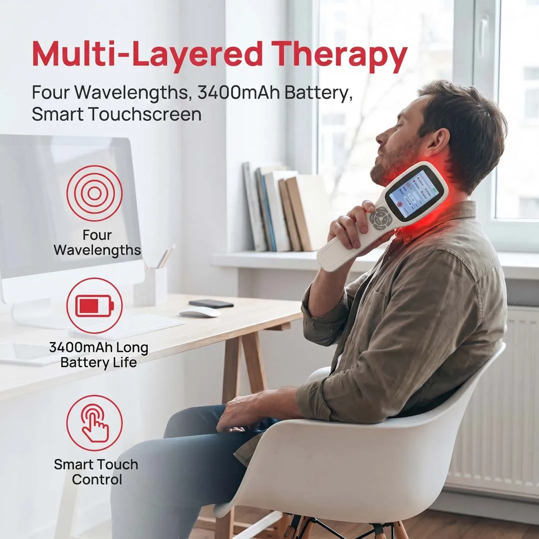 650nm 808nm 905nm 980nm Pulsed LLLT Device for Neuropathy Carpal Tunnel Nerve Regeneration Pain Relief Elderly Care
650nm 808nm 905nm 980nm Pulsed LLLT Device for Neuropathy Carpal Tunnel Nerve Regeneration Pain Relief Elderly Care