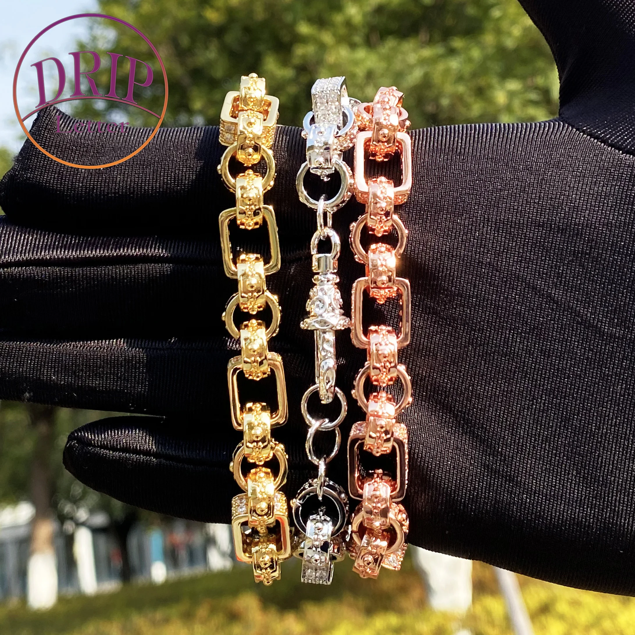 Drip Letter Iced Out GYSPY Belcher Bracelet for Men Prong Setting Albert Clasp Hip Hop Jewelry
Drip Letter Iced Out GYSPY Belcher Bracelet for Men Prong Setting Albert Clasp Hip Hop Jewelry