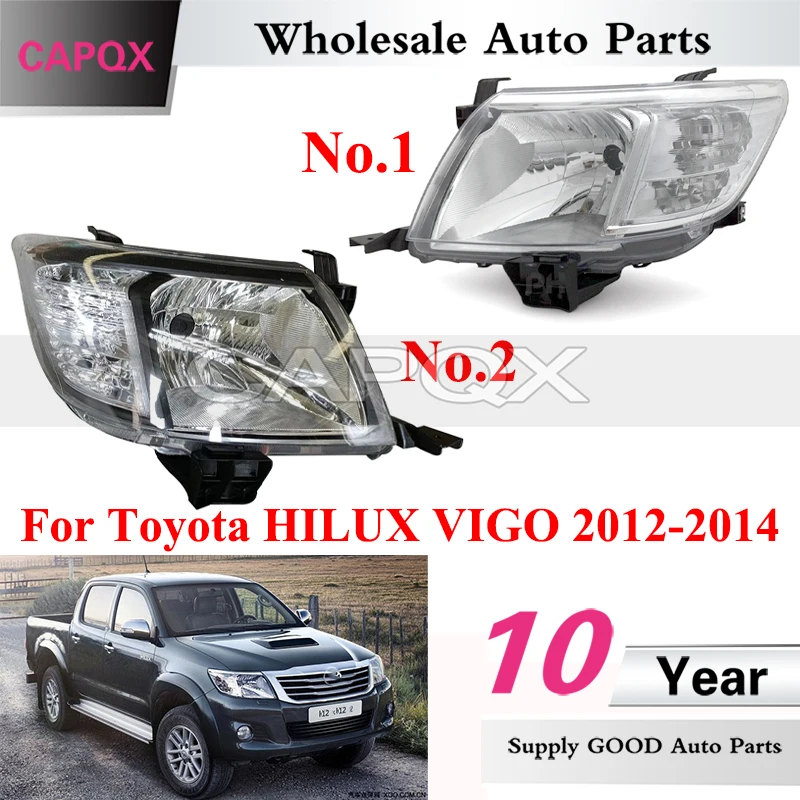 Фара переднего бампера CAPQX для Toyota HILUX VIGO 2012-2014, передняя фара, фара
Фара переднего бампера CAPQX для Toyota HILUX VIGO 2012-2014, передняя фара, фара