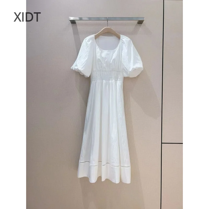 2024 new dress with a fitted flared cut and three-dimensional sleeve design Classic round neck clean cotton dress
2024 new dress with a fitted flared cut and three-dimensional sleeve design Classic round neck clean cotton dress