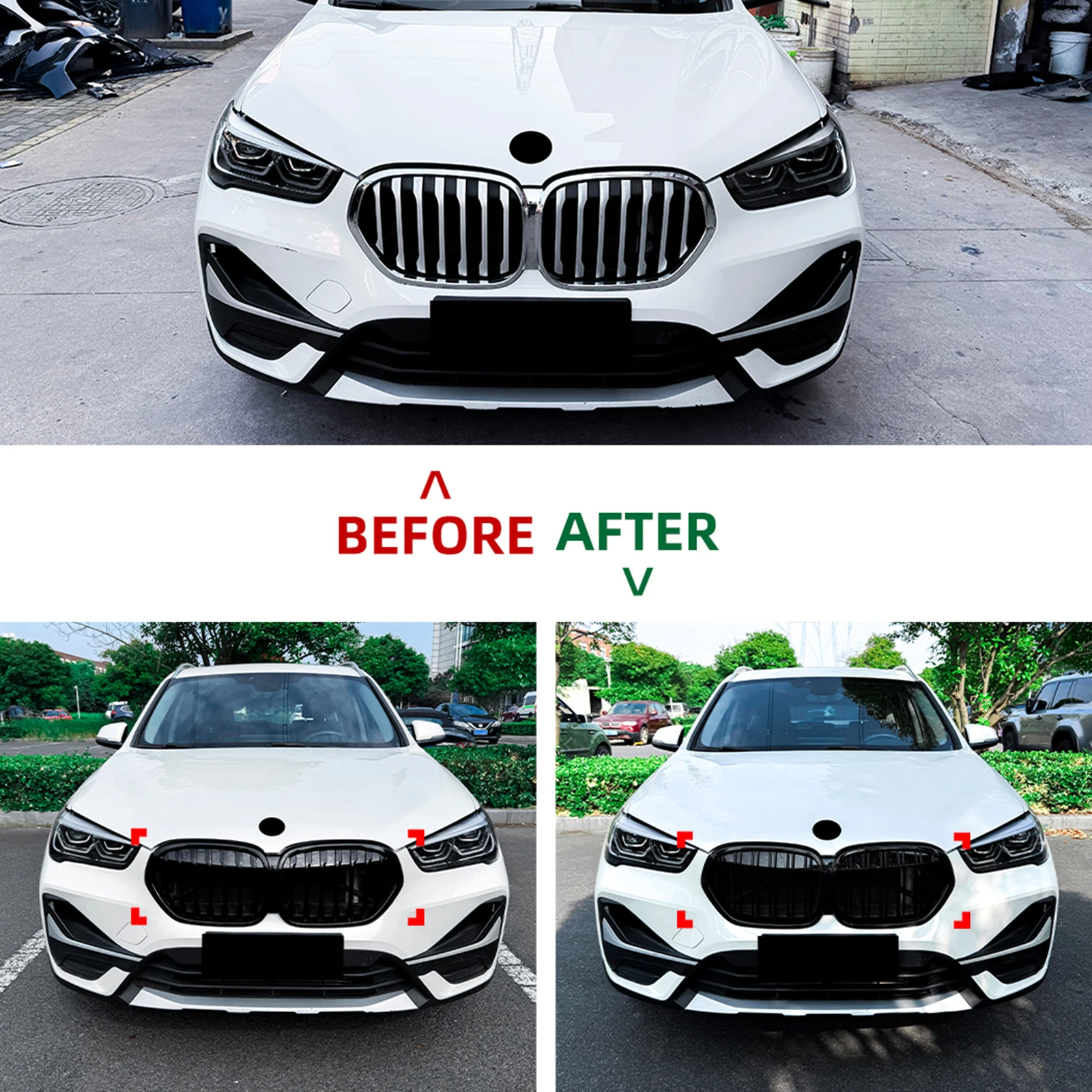 Front Kidney Grille Mesh Grill Upper Bumper Hood Grid For BMW X1 F48 F49 LCI 2020-2022 Air Intake Center Grill Radiator Guard
Front Kidney Grille Mesh Grill Upper Bumper Hood Grid For BMW X1 F48 F49 LCI 2020-2022 Air Intake Center Grill Radiator Guard