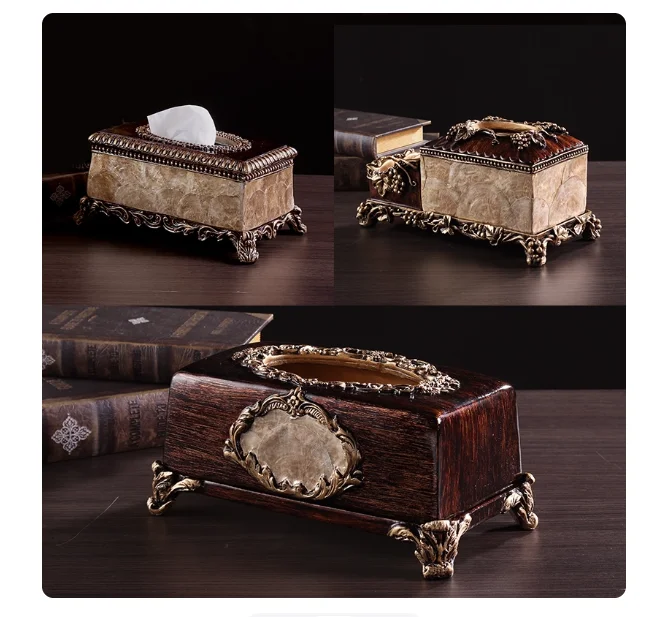 Multi functional tissue box, luxurious high-end household napkins, paper boxes, American style new Chinese style living room
Multi functional tissue box, luxurious high-end household napkins, paper boxes, American style new Chinese style living room