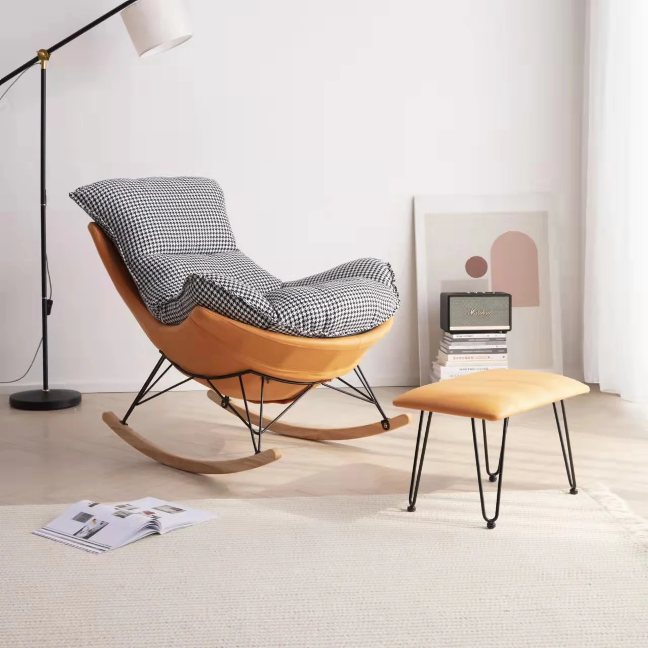 Home rocking chairs, Balcony leisure reclining chairs, egg chair, internet red lazybones, single, Nordic Living room furniture
Home rocking chairs, Balcony leisure reclining chairs, egg chair, internet red lazybones, single, Nordic Living room furniture