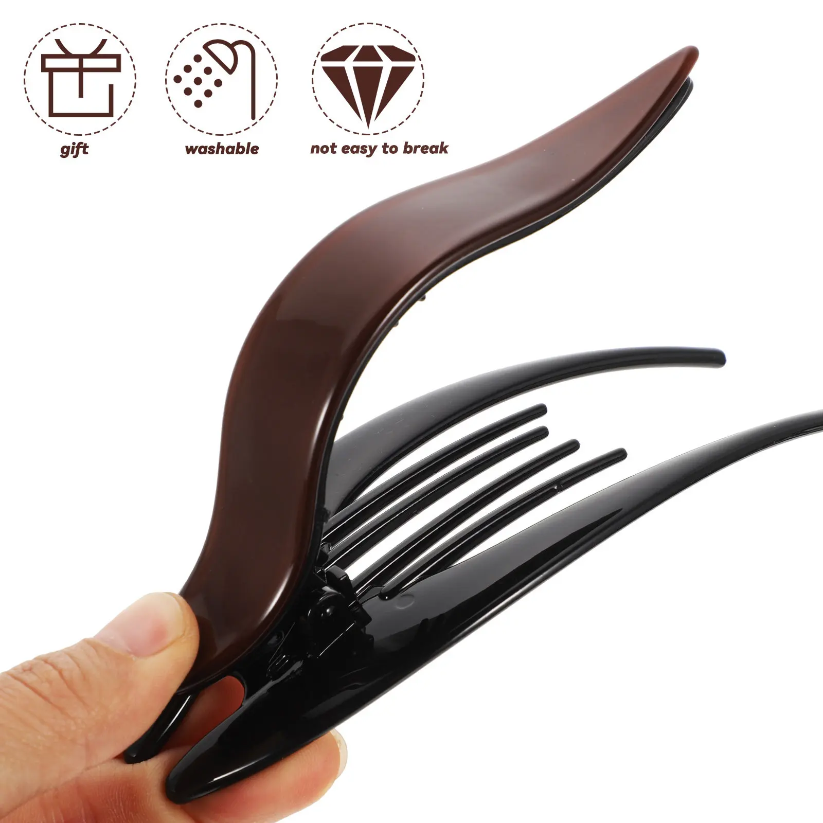 Jumbo Hair Claw Clip for Thick Hair Ponytail Holder Secure Grip French Twist Hairpin Styling Tool for Women Daily Use
Jumbo Hair Claw Clip for Thick Hair Ponytail Holder Secure Grip French Twist Hairpin Styling Tool for Women Daily Use