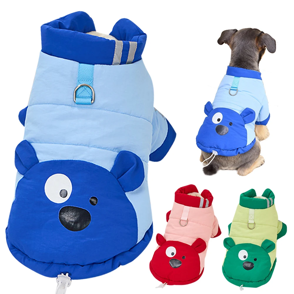 Dog Winter Coat Pet fleece jacket Cute Bear Dog Outfit, Warm Winter Clothes for Small Medium like Chihuahua, Pomeranian
Dog Winter Coat Pet fleece jacket Cute Bear Dog Outfit, Warm Winter Clothes for Small Medium like Chihuahua, Pomeranian