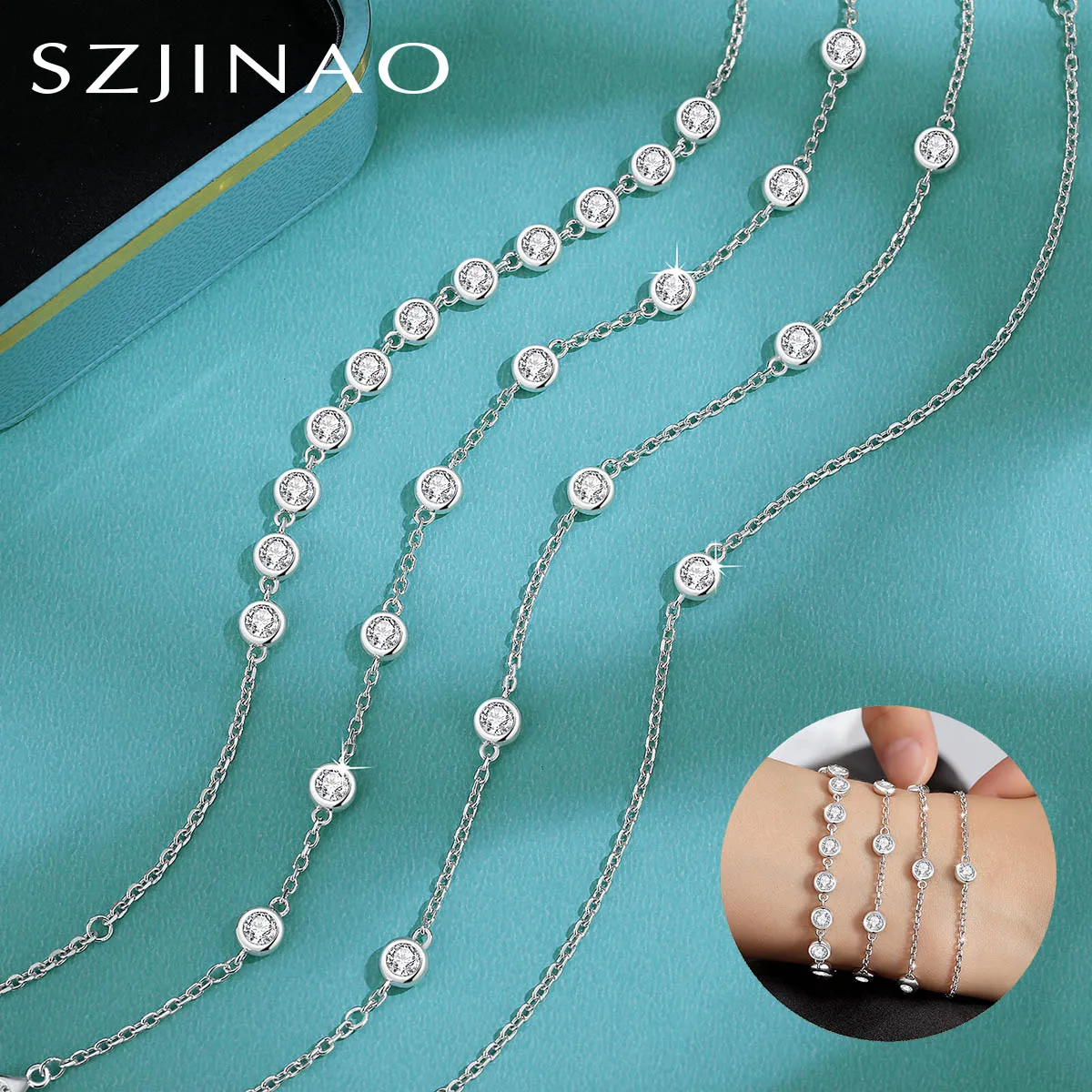 5mm D VVS1 Moissanite Tennis Bracelets Round Cut Lab Diamond S925 Sterling Silver Plated 18k GRA Jewelry for Women Wedding Gift
5mm D VVS1 Moissanite Tennis Bracelets Round Cut Lab Diamond S925 Sterling Silver Plated 18k GRA Jewelry for Women Wedding Gift