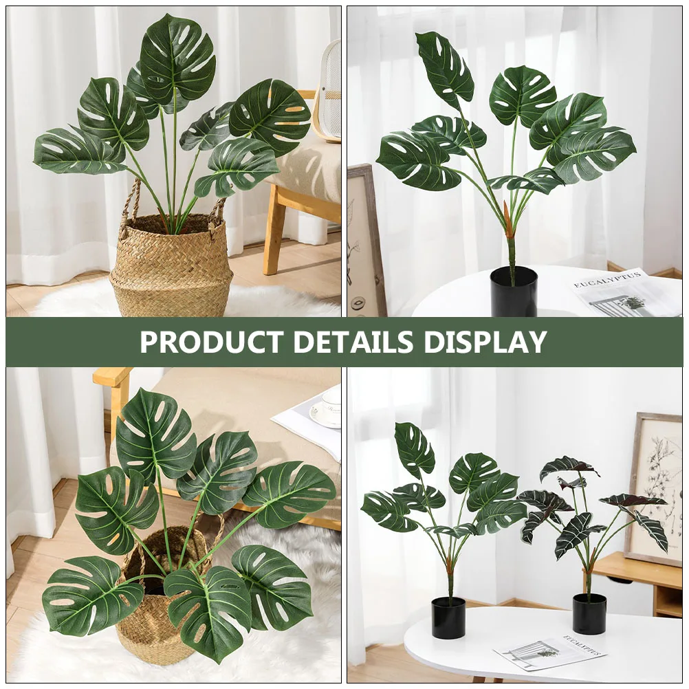 7 Turtle Leaf Artificial Plants Realistic Decor BunchesFlowers for Wedding Home Party Layout Lifelike Plastic Decorations
7 Turtle Leaf Artificial Plants Realistic Decor BunchesFlowers for Wedding Home Party Layout Lifelike Plastic Decorations