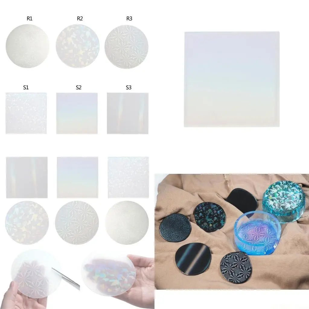 D46E Inlay Silicone Sheets Holo Insert for Resin DIY Artwork Making
D46E Inlay Silicone Sheets Holo Insert for Resin DIY Artwork Making