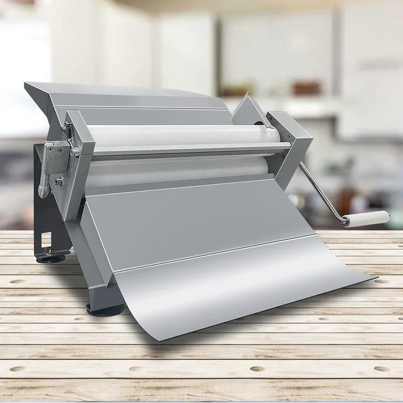 Table Top Small Mini Dough Roller Pizza Rolling Machine Worm Wheel Commercial Use Manual Dough Roller 40cm
Table Top Small Mini Dough Roller Pizza Rolling Machine Worm Wheel Commercial Use Manual Dough Roller 40cm