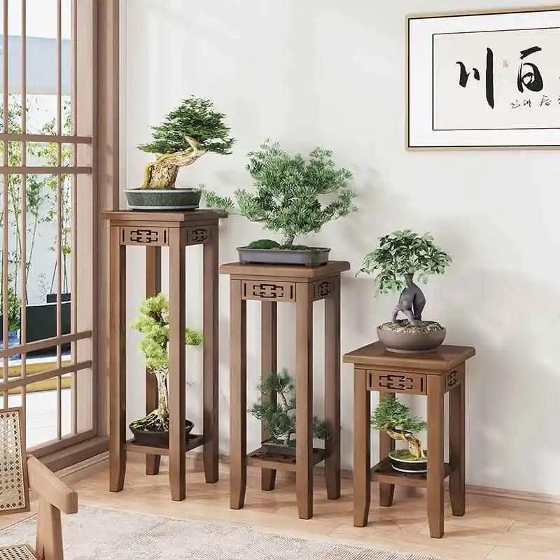 Indoor Floor-standing Vintage Floral Stand Wood Chinese Style Flower Rack Living Room Green Ivy Plant Stand Bamboo
Indoor Floor-standing Vintage Floral Stand Wood Chinese Style Flower Rack Living Room Green Ivy Plant Stand Bamboo