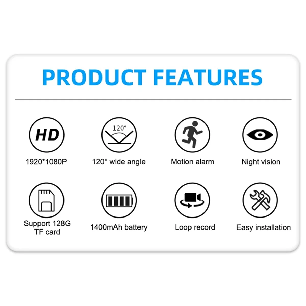 WD22 4MP Wireless Security Camera PIR Alarm Two-Way Audio Night Vision Mini WiFi Cameras Surveillance Cam 90D Standby
WD22 4MP Wireless Security Camera PIR Alarm Two-Way Audio Night Vision Mini WiFi Cameras Surveillance Cam 90D Standby