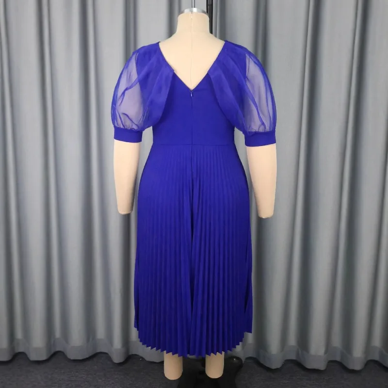 Plus Size African Dresses for Women Summer Autumn Fashion African Half Sleeve V-neck Pleat Party Evening Midi Dress Outfits
Plus Size African Dresses for Women Summer Autumn Fashion African Half Sleeve V-neck Pleat Party Evening Midi Dress Outfits