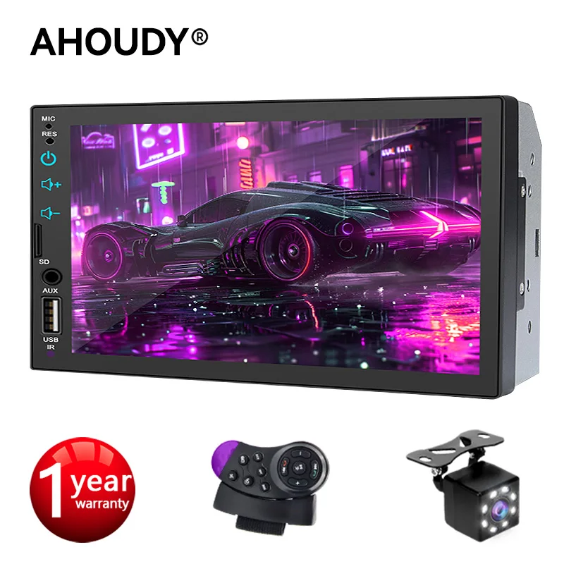 AHOUDY Car Radio Multimedia MP5 Player 2 Din 7'' Carplay Andorid Auto Bluetooth Mirrorlink Universal
AHOUDY Car Radio Multimedia MP5 Player 2 Din 7'' Carplay Andorid Auto Bluetooth Mirrorlink Universal