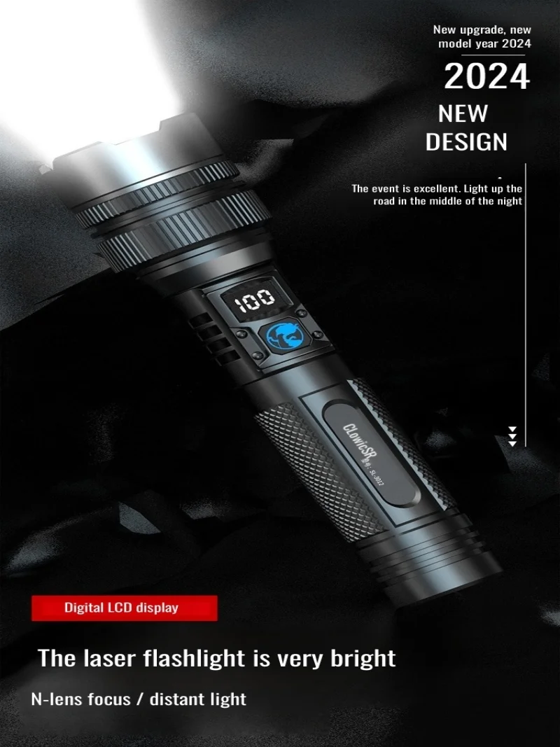 HighPower Aluminum Zoom Flashlight For Camping, Hiking, Night Outdoor Long Range Illumination
HighPower Aluminum Zoom Flashlight For Camping, Hiking, Night Outdoor Long Range Illumination
