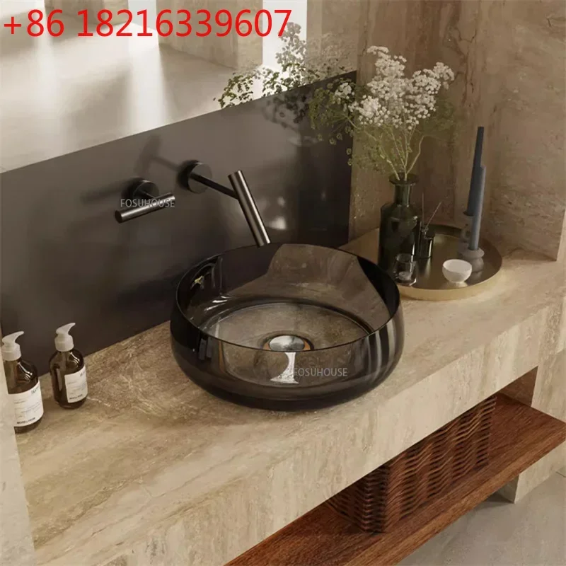 YAONordic Transparent Bathroom Sinks Home Color Crystal Basin Art Countertop Washbasin Hotel Bathroom Toilet Wash Basin Single S
YAONordic Transparent Bathroom Sinks Home Color Crystal Basin Art Countertop Washbasin Hotel Bathroom Toilet Wash Basin Single S