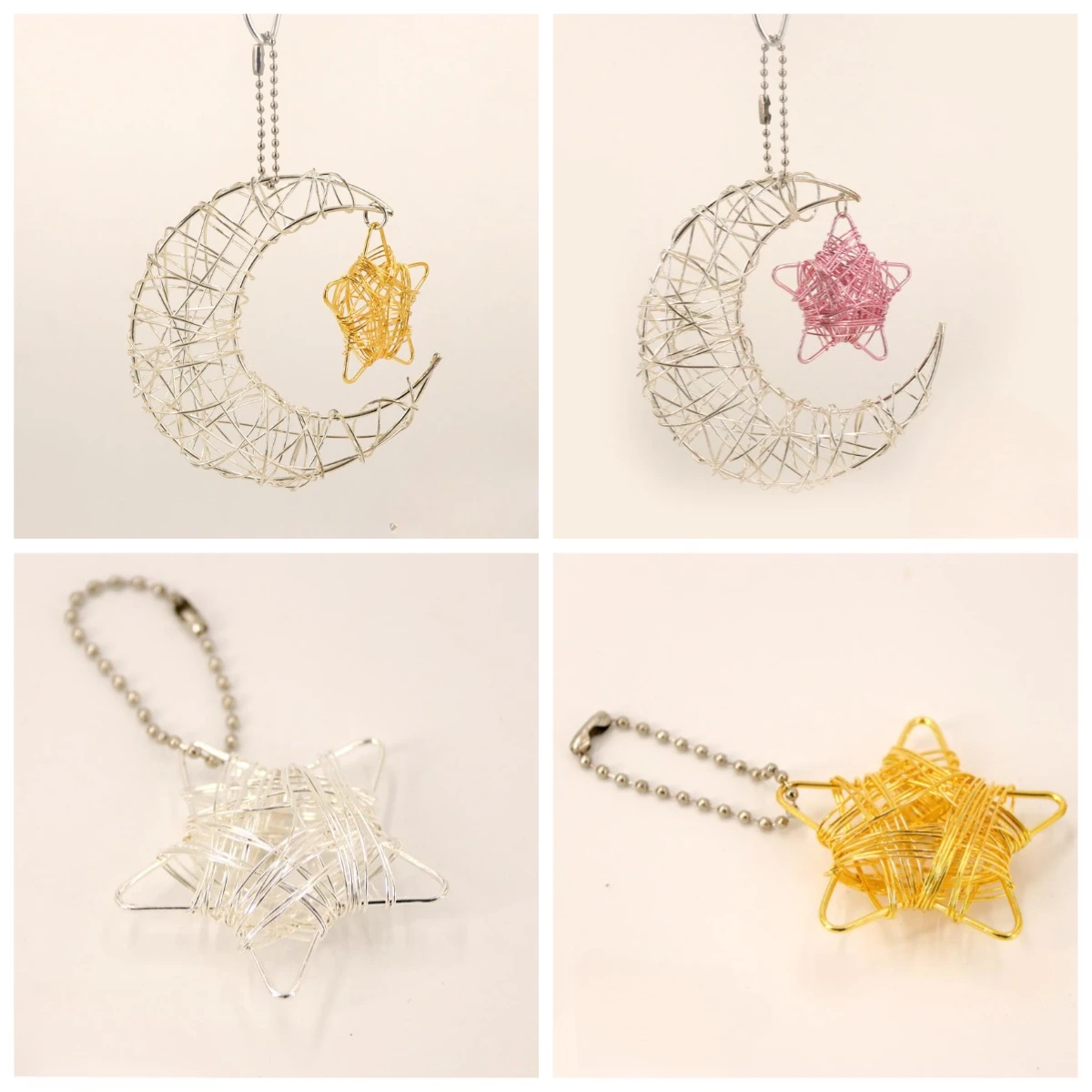 4PCS Metal Aluminium Wire Woven Craft Pentagram Pendant Aluminium Wire Handmade Star DIY Christmas Party Hanging Decoration Gift
4PCS Metal Aluminium Wire Woven Craft Pentagram Pendant Aluminium Wire Handmade Star DIY Christmas Party Hanging Decoration Gift