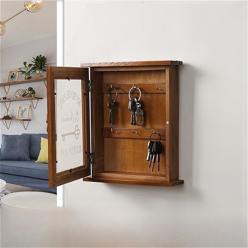 Wooden Wall-Mounted Key Holder with Decorative Design, Creative Entryway Organizer for Living Room & Home Decor
Wooden Wall-Mounted Key Holder with Decorative Design, Creative Entryway Organizer for Living Room & Home Decor