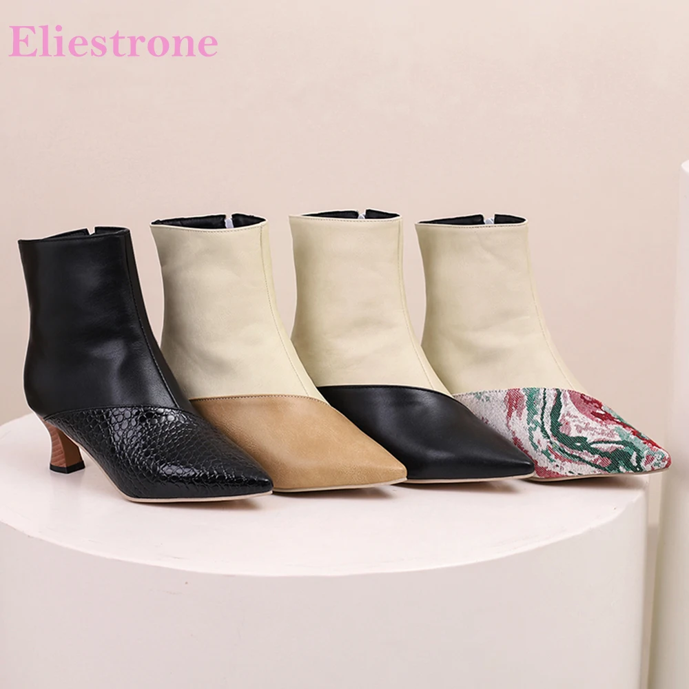 2024 New Winter Elegant Floarl Apricot Women Mid Calf Boots Sexy High Heels Office Lady Foraml Shoes Plus Big Size 43 46 50
2024 New Winter Elegant Floarl Apricot Women Mid Calf Boots Sexy High Heels Office Lady Foraml Shoes Plus Big Size 43 46 50