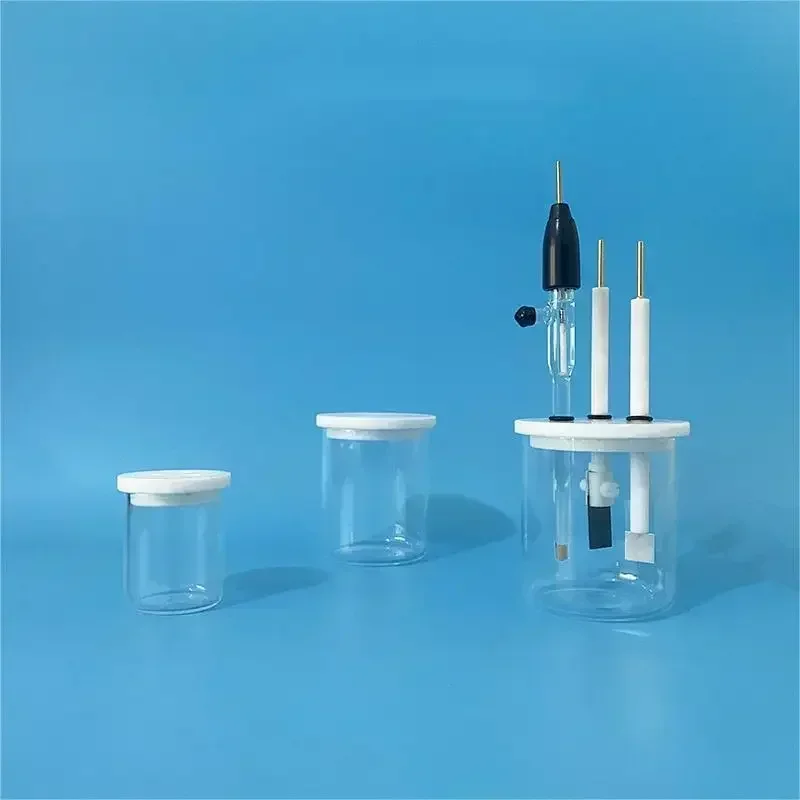 Quartz electrolytic cell/three electrode electrolytic cell (electrodes need to be purchased separately)
Quartz electrolytic cell/three electrode electrolytic cell (electrodes need to be purchased separately)