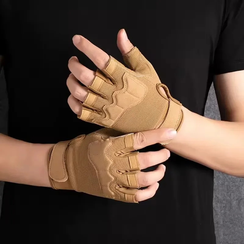 Unisex Half Finger Cycling Training Gloves Non-Slip Wear-Resistant Tactical Fitness Sports Outdoor Gloves for Men And Women
Unisex Half Finger Cycling Training Gloves Non-Slip Wear-Resistant Tactical Fitness Sports Outdoor Gloves for Men And Women