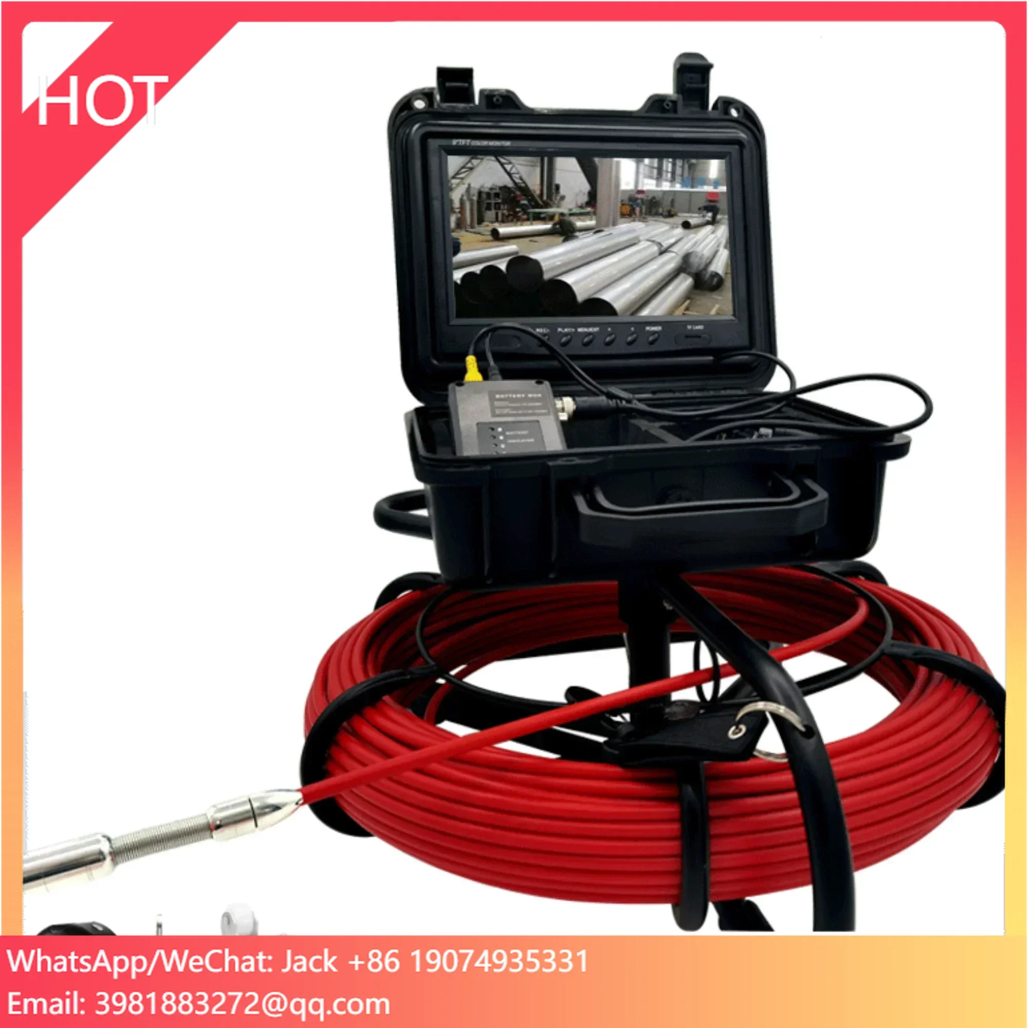 23MM Lens 20M Cable Industrial Endoscope Chimney Sewer Pipe Inspection Snake Camera System With DVR
23MM Lens 20M Cable Industrial Endoscope Chimney Sewer Pipe Inspection Snake Camera System With DVR
