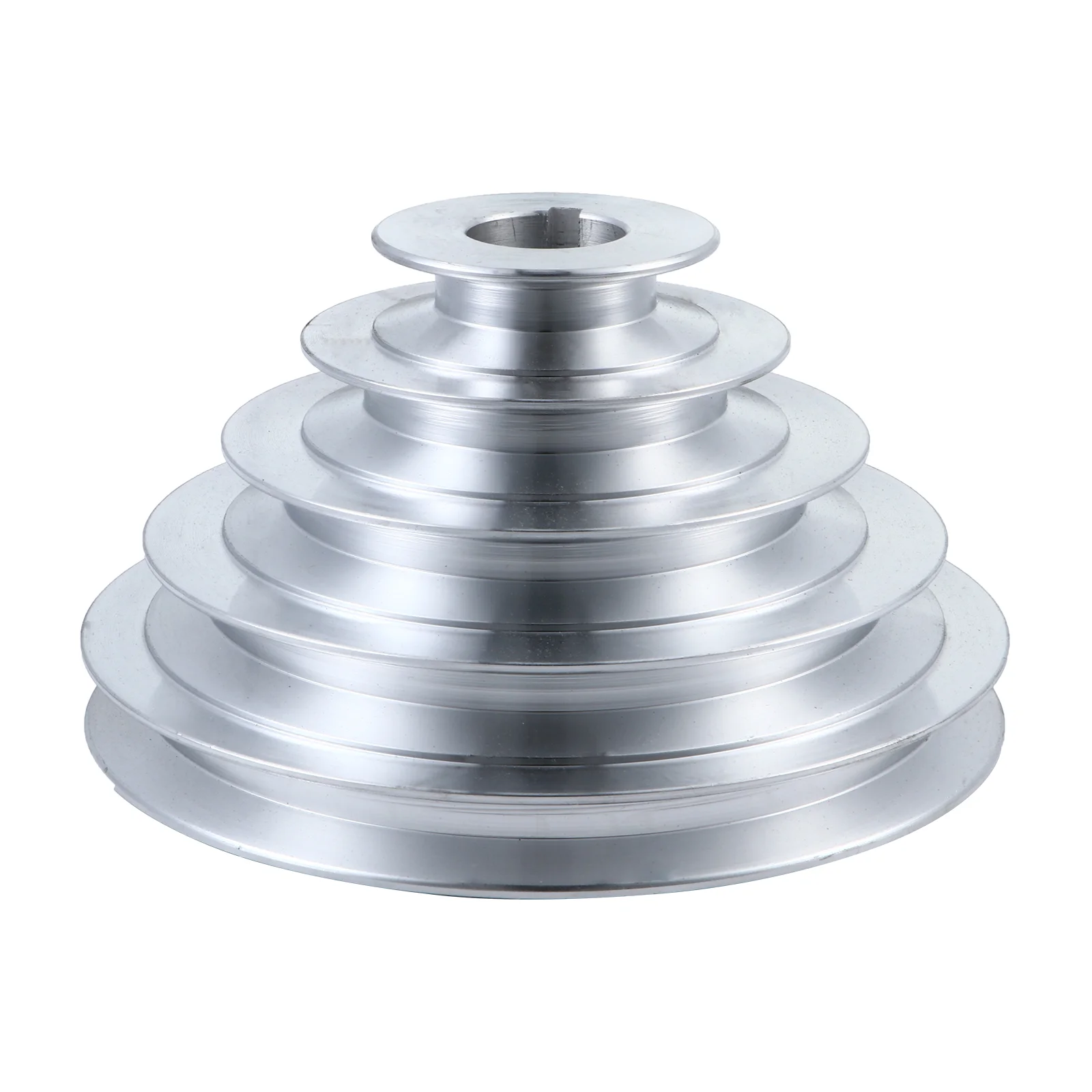 A Type Pagoda Wheel Pulley Aluminum Pagoda Pulley Wheel (Silver) bore aluminum pagoda wheel v-belt pagoda pulley
A Type Pagoda Wheel Pulley Aluminum Pagoda Pulley Wheel (Silver) bore aluminum pagoda wheel v-belt pagoda pulley