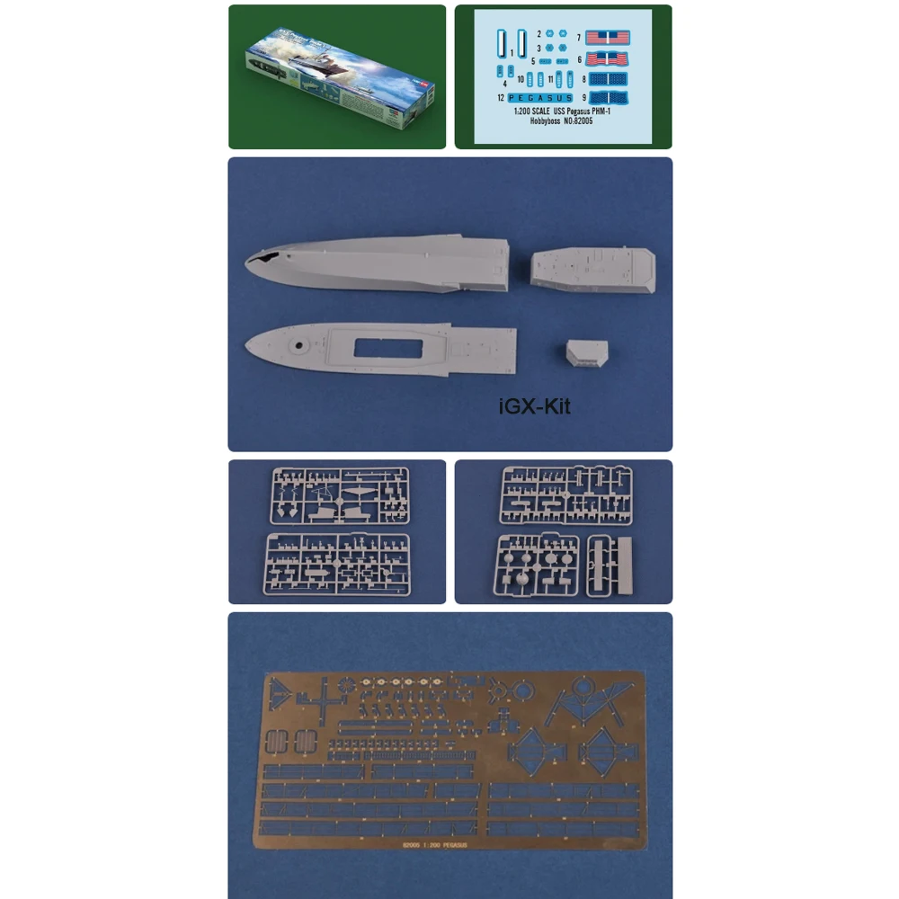 HobbyBoss 82005 1:200 Scale USS Pegasus PHM1 PHM-1 Warship Ship Boats Making Hobby Building Toy Plastic Assembly Model Kit
HobbyBoss 82005 1:200 Scale USS Pegasus PHM1 PHM-1 Warship Ship Boats Making Hobby Building Toy Plastic Assembly Model Kit