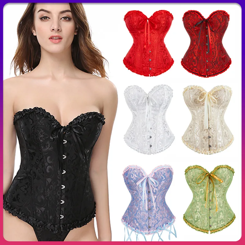 Sexy Bridal Gown Waist Trainer Corset Abdomen Slimming Chest Binder Court Style Body Shaper Underwear for Women Polyester
Sexy Bridal Gown Waist Trainer Corset Abdomen Slimming Chest Binder Court Style Body Shaper Underwear for Women Polyester