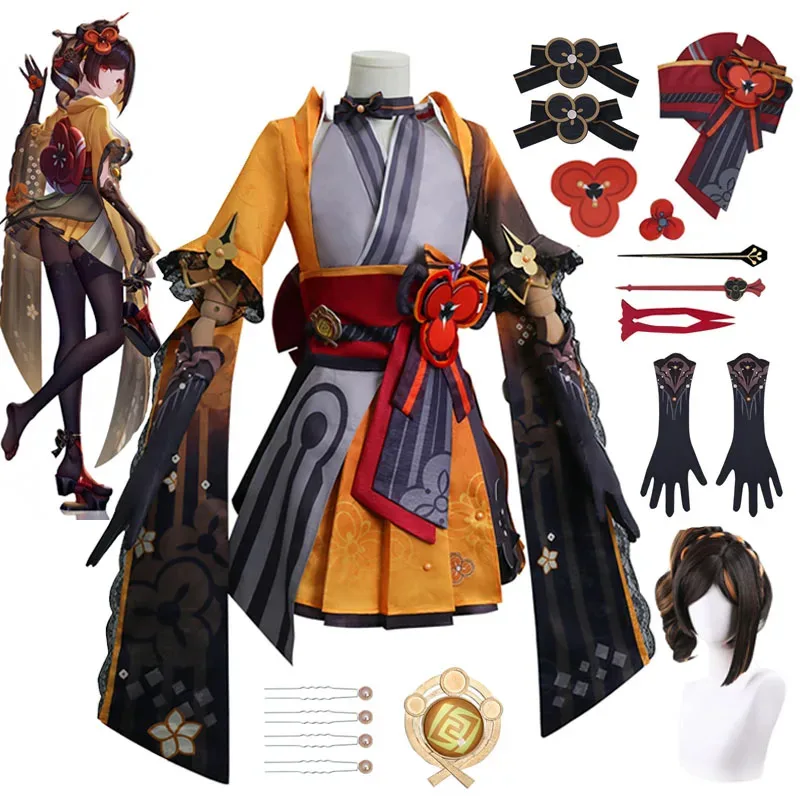 Chiori Cosplay Costume Genshin Impact Uniform Wig Anime Chinese Style Halloween Chiori Cosplay Suits Costume
Chiori Cosplay Costume Genshin Impact Uniform Wig Anime Chinese Style Halloween Chiori Cosplay Suits Costume